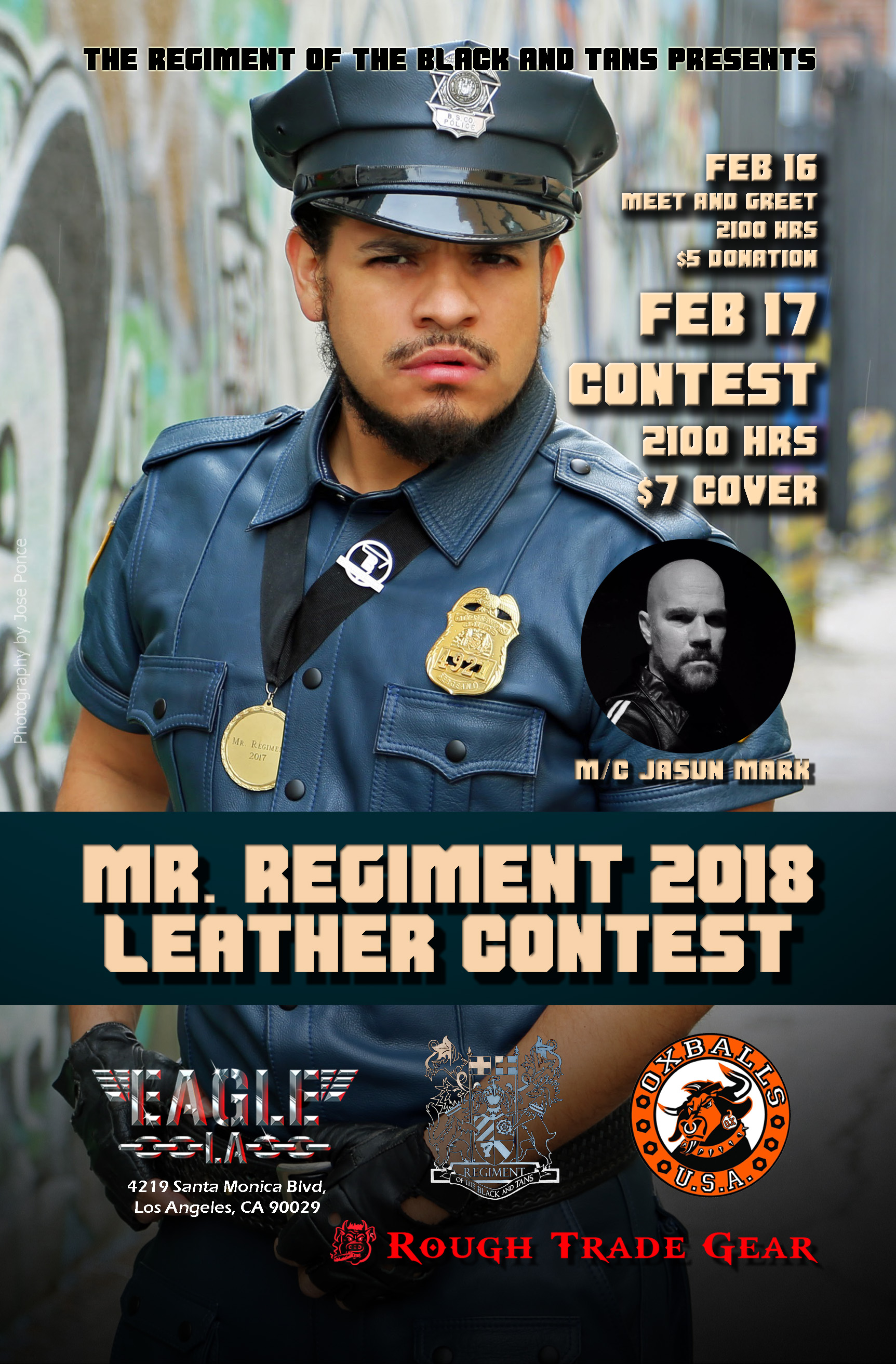 Mr. Regiment 2018 weekend: February 16-17-18, 2018